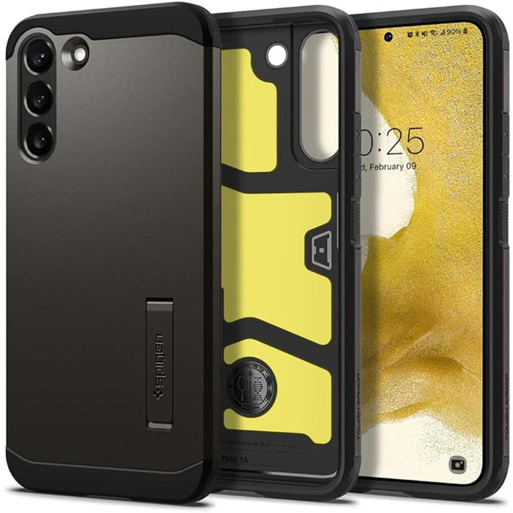 Spigen Tough Armor Designed‎ for Samsung Galaxy S22 Case (2022) - Gunmetal